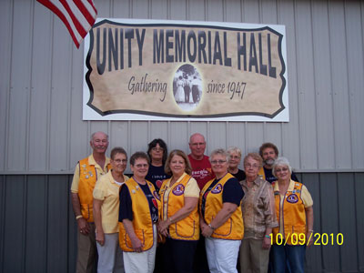 New Sign donated by Unity Lions