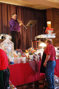 the sax player